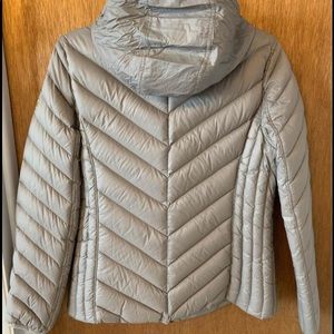 hooded winter jacket